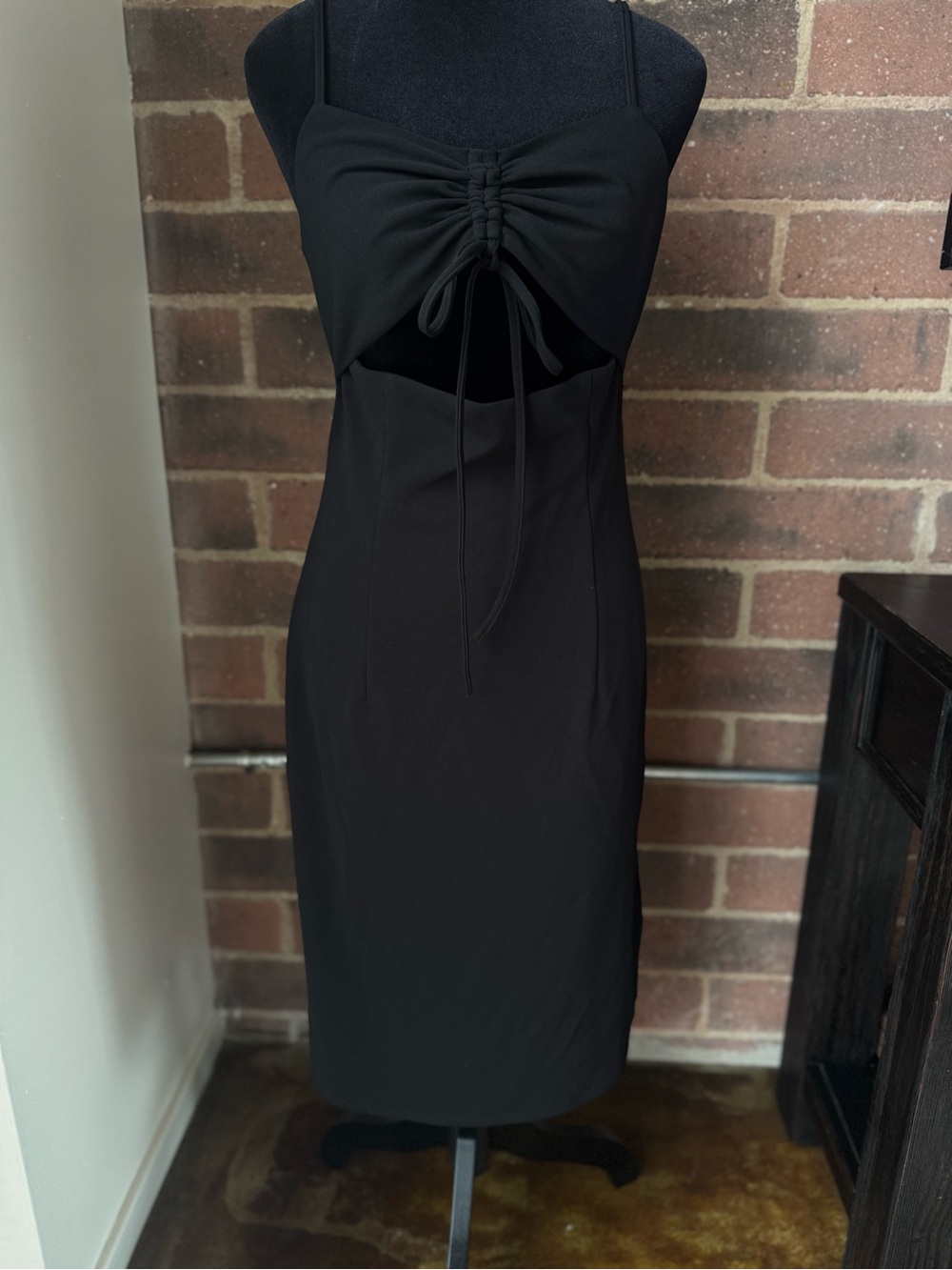 BCBGeneration Black Midi Dress